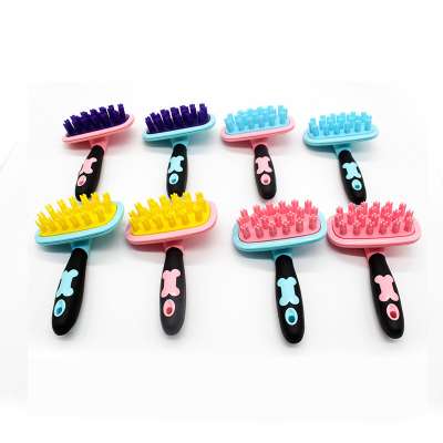 Crazy wholesale Pet grooming massage comb brush for bathing