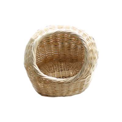 New Willow Pet Bed for Dogs Wicker Rattan Small Pet Cat Bed