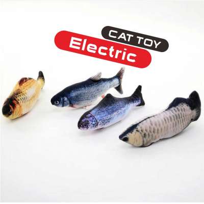 Factory Wholesale  pet toy   simulation Interaction Electric  Fish toy  Cat toys