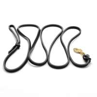 Wholesale high quality OEM genuine leather braided dog leashes for racing