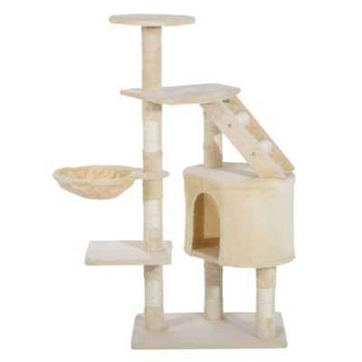 New Design Tower Shaped Pet Products Cat Climbing Tree ,Tall Cat Scratching Post